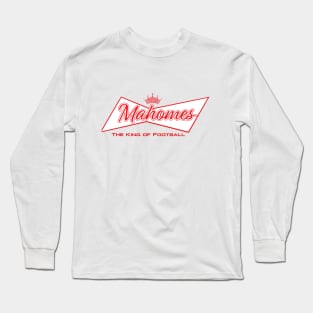 Patrick Mahomes is the KING of Football! Long Sleeve T-Shirt